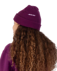The Santa Cruz Boys Boys Hand Dude Beanie in Fresh Purple