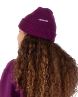 The Santa Cruz Boys Boys Hand Dude Beanie in Fresh Purple