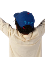 The Santa Cruz Boys Boys Dot Guy TTE Cap in Sapphire