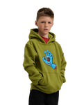 The Santa Cruz Boys Boys Screaming Hand Hoodie in Iguana