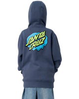 The Santa Cruz Boys Boys Slime Dot Hoodie in Heritage Blue