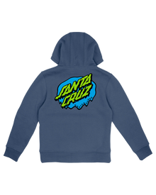 The Santa Cruz Boys Boys Slime Dot Hoodie in Heritage Blue