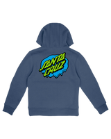 The Santa Cruz Boys Boys Slime Dot Hoodie in Heritage Blue