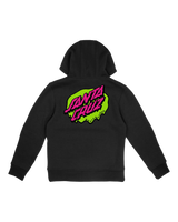 The Santa Cruz Boys Boys Slime Dot Hoodie in Black