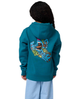 Boys Roskopp Screaming Five Hoodie in Teal