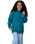 Boys Roskopp Screaming Five Hoodie in Teal
