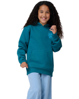 Boys Roskopp Screaming Five Hoodie in Teal