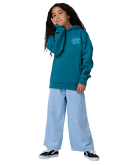 Boys Roskopp Screaming Five Hoodie in Teal