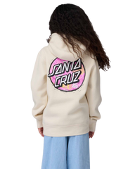 The Santa Cruz Boys Boys Stamped Opus Camo Hoodie in Chalk