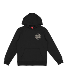 The Santa Cruz Boys Boys Stamped Opus Camo Hoodie in Black