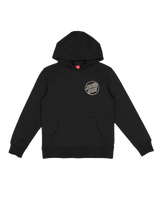 The Santa Cruz Boys Boys Stamped Opus Camo Hoodie in Black