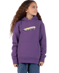The Santa Cruz Boys Boys Damaged Hand Hoodie in Fresh Purple