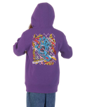 The Santa Cruz Boys Boys Damaged Hand Hoodie in Fresh Purple
