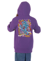 The Santa Cruz Boys Boys Damaged Hand Hoodie in Fresh Purple