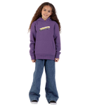 The Santa Cruz Boys Boys Damaged Hand Hoodie in Fresh Purple