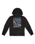 The Santa Cruz Boys Boys Damaged Hand Hoodie in Black