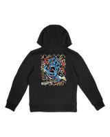 The Santa Cruz Boys Boys Damaged Hand Hoodie in Black