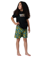 The Santa Cruz Boys Boys Hands All Over Swimshorts in Teal