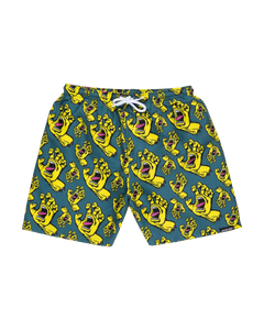 The Santa Cruz Boys Boys Hands All Over Swimshorts in Teal
