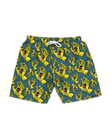 The Santa Cruz Boys Boys Hands All Over Swimshorts in Teal