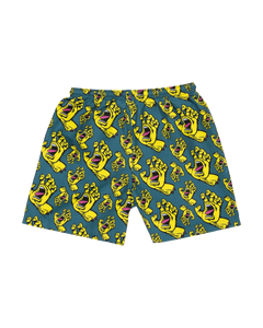 The Santa Cruz Boys Boys Hands All Over Swimshorts in Teal