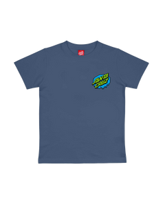 The Santa Cruz Boys Boys Slime Dot T-Shirt in Heritage Blue
