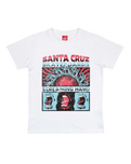 The Santa Cruz Boys Boys Vintage Screaming Connect T-Shirt in White