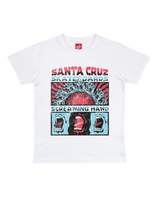 The Santa Cruz Boys Boys Vintage Screaming Connect T-Shirt in White