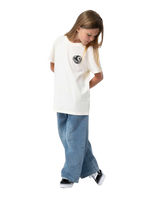 The Santa Cruz Boys Boys Winkowski 8th Planet T-Shirt in Unbleached Cotton