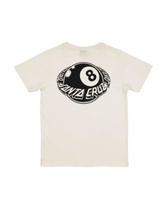 The Santa Cruz Boys Boys Winkowski 8th Planet T-Shirt in Unbleached Cotton