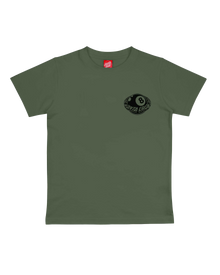 The Santa Cruz Boys Boys Winkowski 8th Planet T-Shirt in Dark Moss
