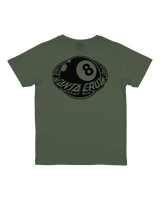 The Santa Cruz Boys Boys Winkowski 8th Planet T-Shirt in Dark Moss