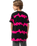 Boys Slime Stripe T-Shirt in Black