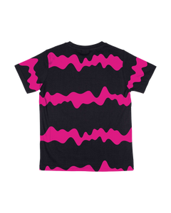 The Santa Cruz Boys Boys Slime Stripe T-Shirt in Black