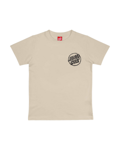 The Santa Cruz Boys Boys Stamped Opus Camo T-Shirt in Chalk