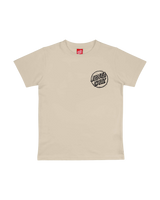 The Santa Cruz Boys Boys Stamped Opus Camo T-Shirt in Chalk