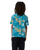 The Santa Cruz Boys Boys Stamped Opus Shirt in Teal Woodcut Camo