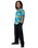 The Santa Cruz Boys Boys Stamped Opus Shirt in Teal Woodcut Camo