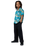 The Santa Cruz Boys Boys Stamped Opus Shirt in Teal Woodcut Camo