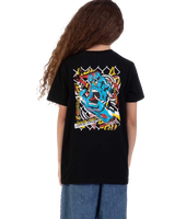 The Santa Cruz Boys Boys Damaged Hand T-Shirt in Black