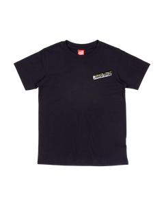 The Santa Cruz Boys Boys Damaged Hand T-Shirt in Black