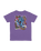 The Santa Cruz Boys Boys Damaged Hand T-Shirt in Fresh Purple