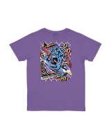 The Santa Cruz Boys Boys Damaged Hand T-Shirt in Fresh Purple