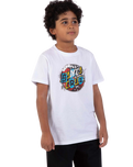 The Santa Cruz Boys Boys Pay Off Dot Front T-Shirt in White