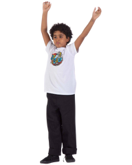 The Santa Cruz Boys Boys Pay Off Dot Front T-Shirt in White