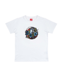 The Santa Cruz Boys Boys Pay Off Dot Front T-Shirt in White
