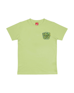 The Santa Cruz Boys Boys Slime Balls Accelerator T-Shirt in Green Glow