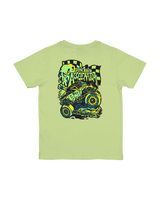 The Santa Cruz Boys Boys Slime Balls Accelerator T-Shirt in Green Glow