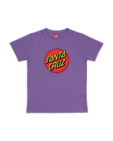 The Santa Cruz Boys Boys Classic Dot T-Shirt in Fresh Purple