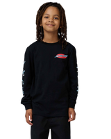 The Santa Cruz Boys Boys Salba Voodoo Long Sleeve T-Shirt in Black